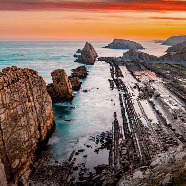 Paisaje rutas de senderismo
